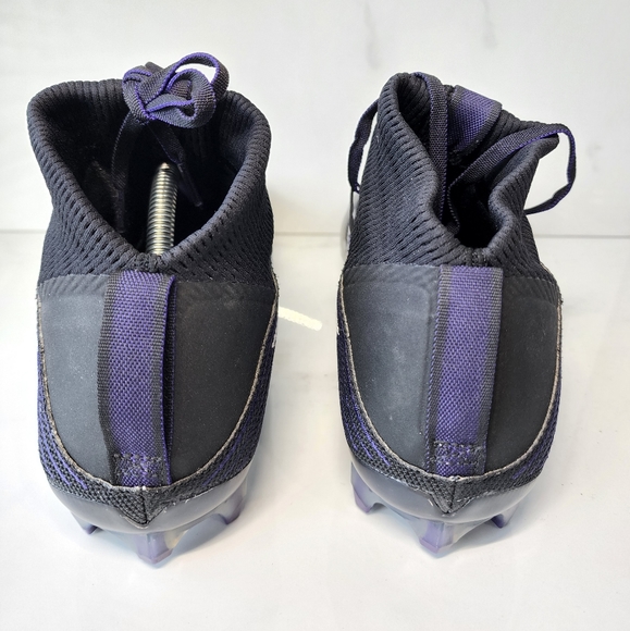 NIKE Vapor VPR Untouchable Men's Football Cleats Black Purple - Picture 7 of 9